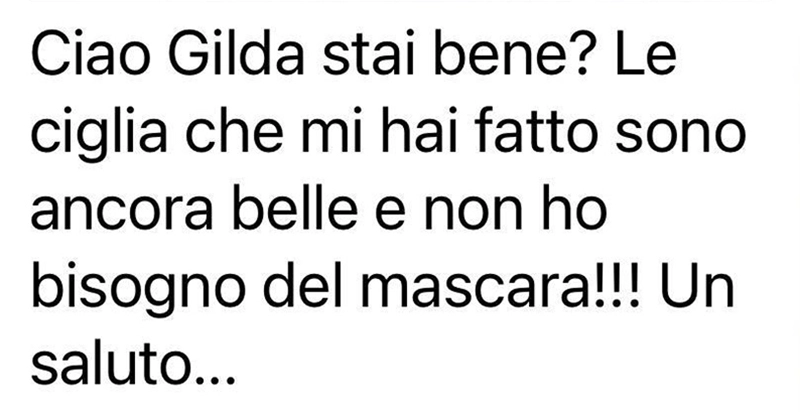 Gilda: trucco semipermanente